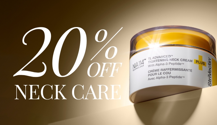 20% Off Neck creams with code NECKCARE