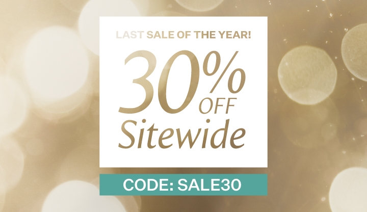 30% off with code SALE30