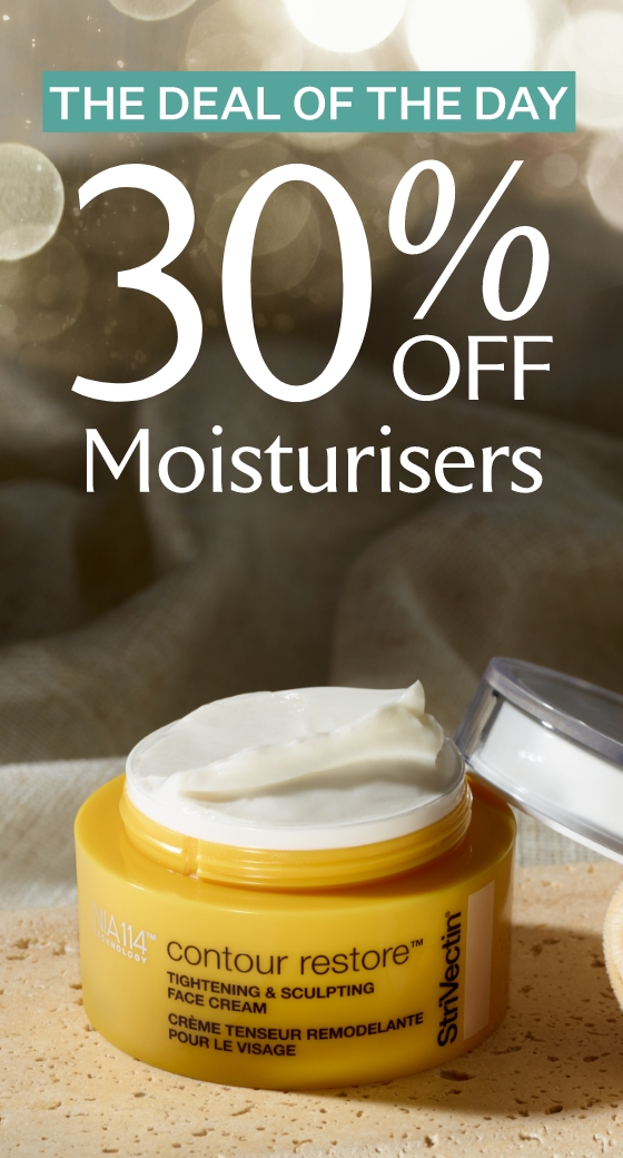 30% Off Selected Moisturisers